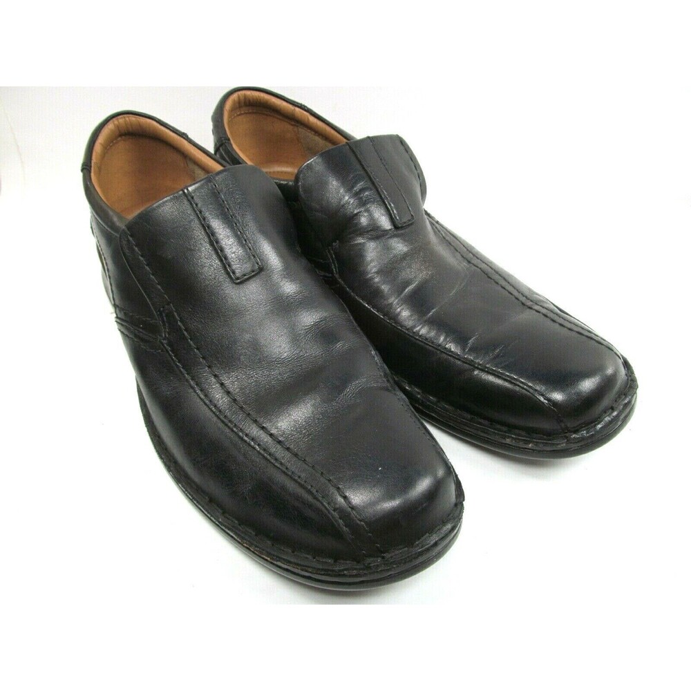 Clarks Bike Toe Leather Loafers Mens Size US 11.5 M